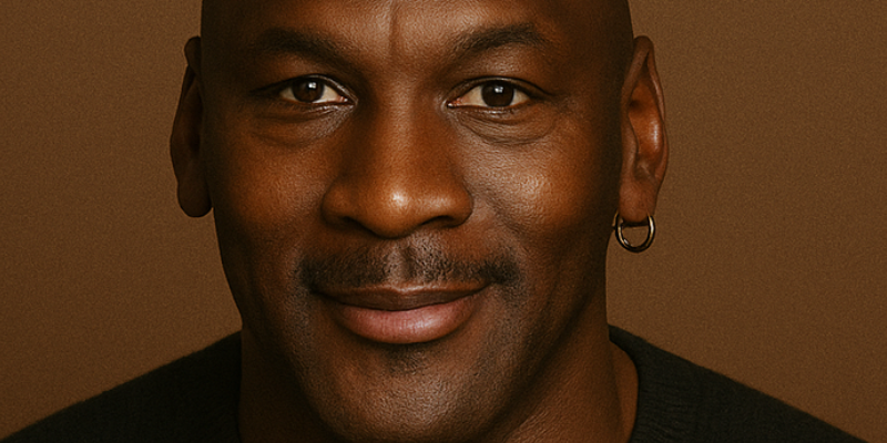 An Image of Michael Jordan's face