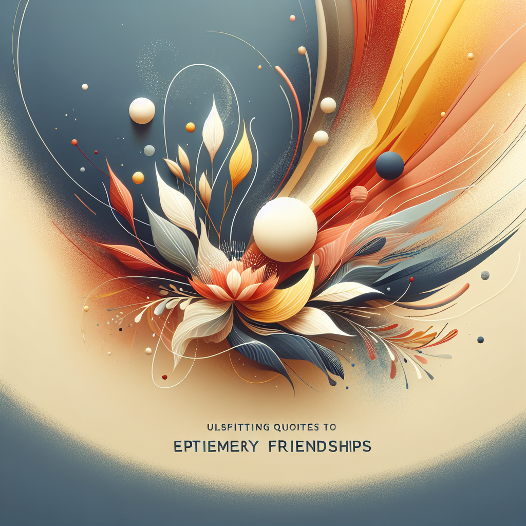 Best quotes about Ephemeral Friendships